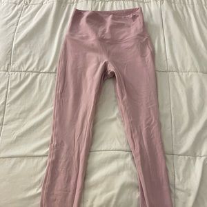 Light Pink Lululemon Align Leggings